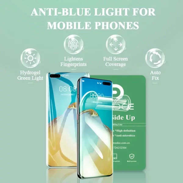 Blue Light Screen Protector For Phone Self Healing Bu04-2 – Image 3