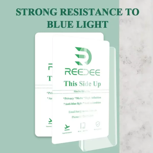 Clear screen protector HD self-healing BU11-9 Reedee - छवि 3