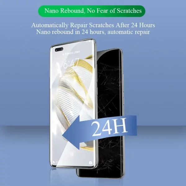 TPU screen protector antibacterial self-healing HD BU07-7 - Imagem 2