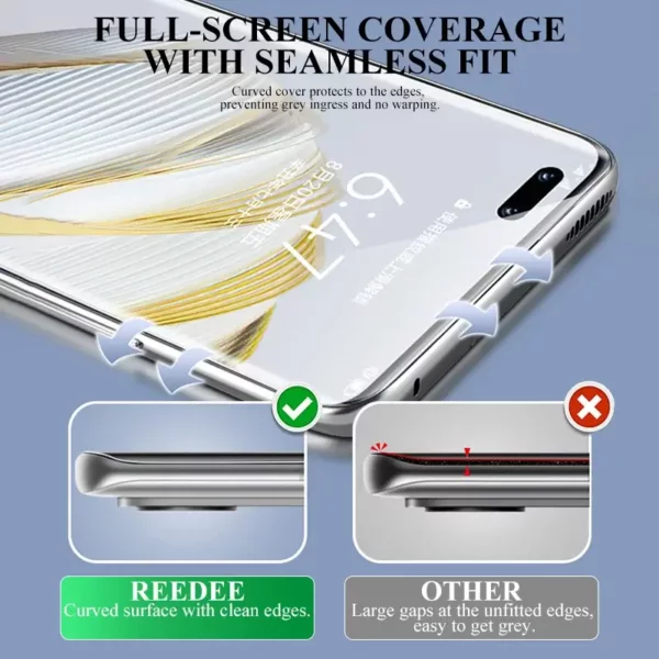 TPU screen protector antibacterial self-healing HD BU07-7 - Imagem 6