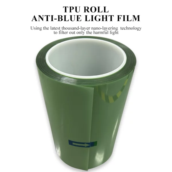 Matériau du rouleau de film protecteur d'écran anti-lumière bleue 1 jpg