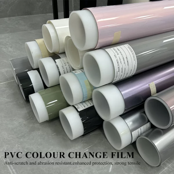 Film vinyle d'emballage de voiture à changement de couleur, haute qualité 1 jpg
