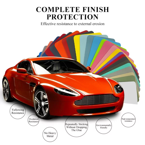 Película de vinilo para envolver automóviles que cambia de color, alta calidad, 2 jpg