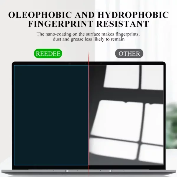 ⁦Antibacterial Anti-Fingerprint screen protector PSB16⁩ - الصورة ⁦2⁩