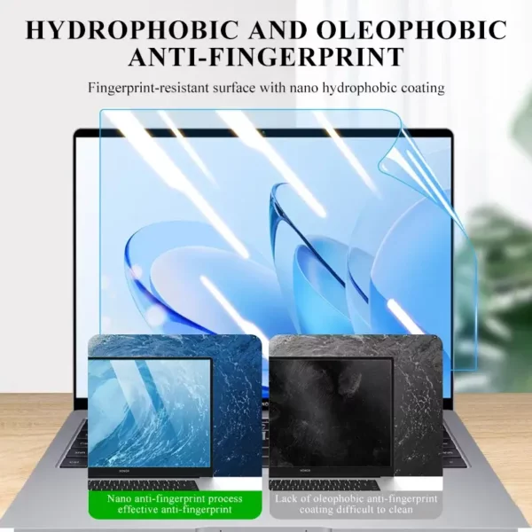 ⁦Antibacterial Anti-Fingerprint screen protector PSB16⁩ - الصورة ⁦3⁩