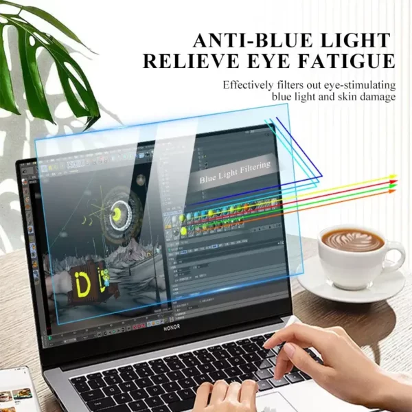 ⁦Antibacterial Anti-Fingerprint screen protector PSB16⁩ - الصورة ⁦4⁩