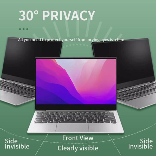 Laptop Computer Privacy Screen Filter Wholesale – PET Anti-Glare Film PV2HCG06 - Imagem 2
