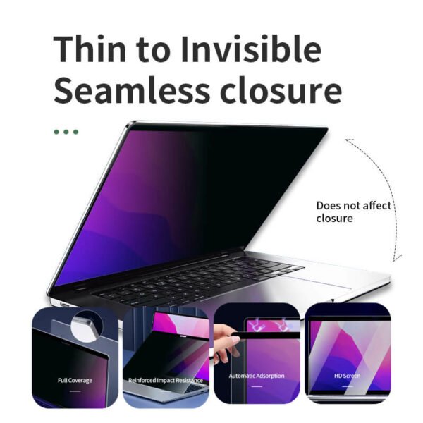 privacy screen filter laptop screen protector PV2HCG07 - Imagem 5