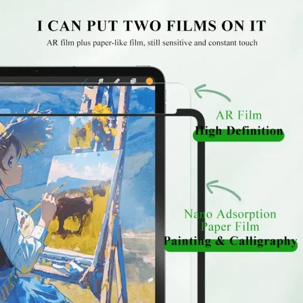 Paperlike screen protector nano HGG01 REEDEE for tablet - 이미지 2