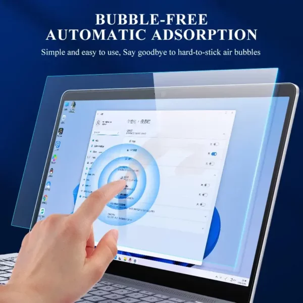 ⁦Anti fingerprint screen protector for laptop PSB15 REEDEE⁩ - الصورة ⁦2⁩