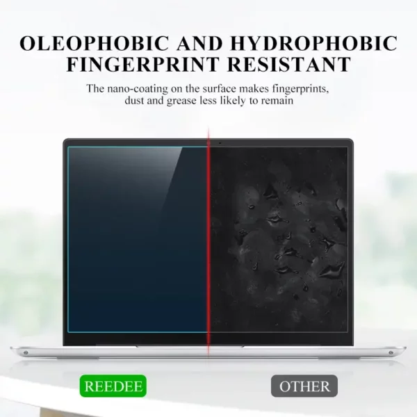 ⁦Anti fingerprint screen protector for laptop PSB15 REEDEE⁩ - الصورة ⁦4⁩