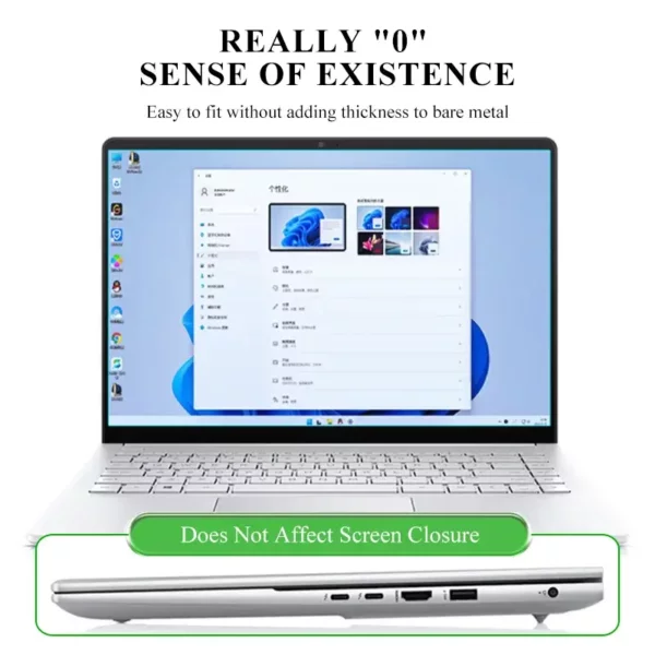 ⁦Anti fingerprint screen protector for laptop PSB15 REEDEE⁩ - الصورة ⁦6⁩