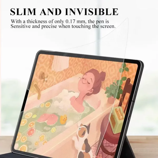 ⁦Anti fingerprint screen protector ipad PSB15 REEDEE⁩ - الصورة ⁦4⁩