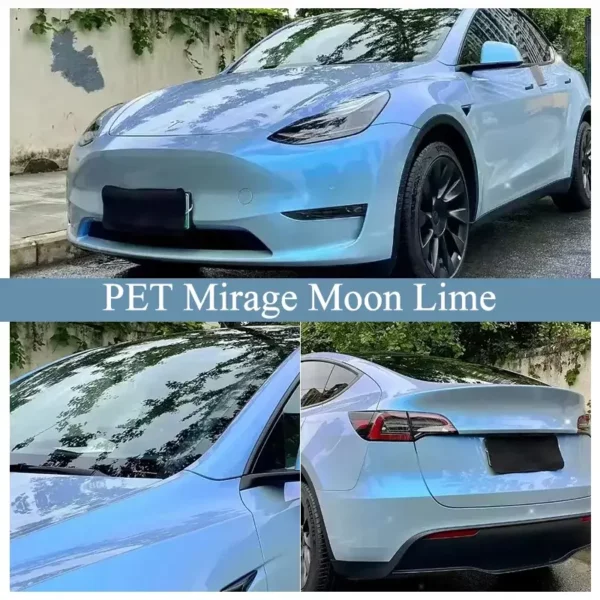 Mirage Moon Lime Car Wrapping Film Supplies Reedee - Image 2
