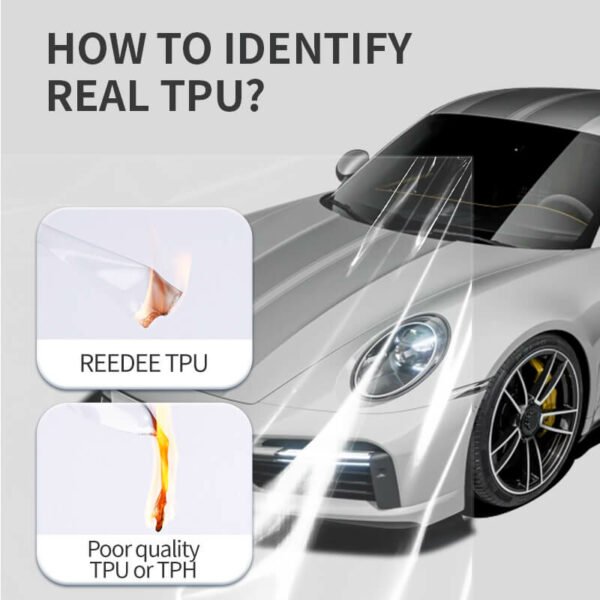 Clear Paint Protection Film PPF for Cars 8.5mil PPF06 REEDEE - छवि 8
