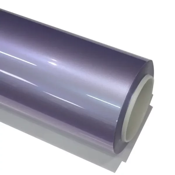 Metallic Crystal Silver Phantom Purple Car PPF Film 7.5Mil