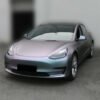 Coque de protection en TPU pour voiture, couleur gris et violet, effet mat Capri