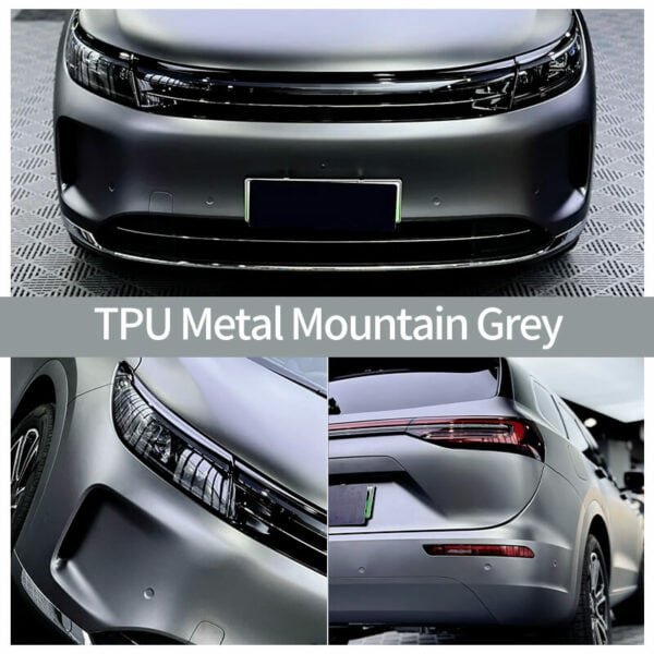Premium TPU Metal Mountain Grey Color PPF Roll – Bild 2