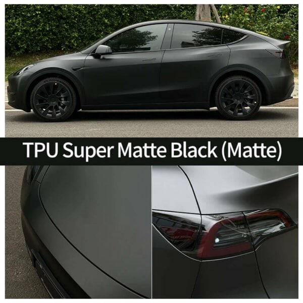 TPU Super Matte Black Color PPF Roll - 이미지 2