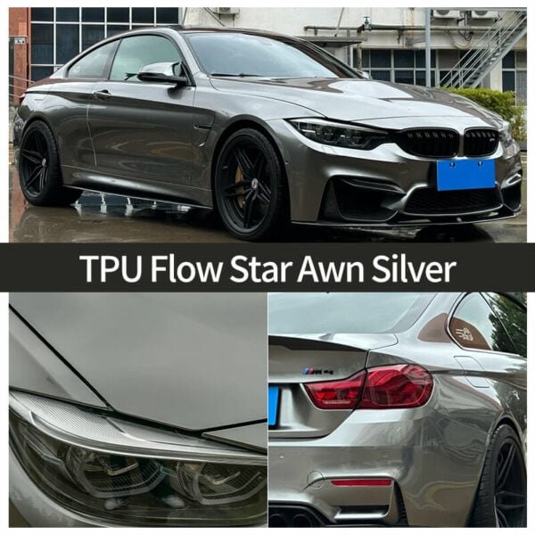 TPU Flow Star Awn Silver Color PPF Roll Wholesale - Image 2