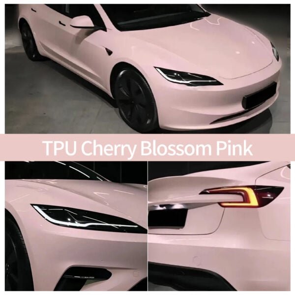 ⁦TPU Cherry Blossom Pink Color PPF Roll Wholesale⁩ - الصورة ⁦2⁩