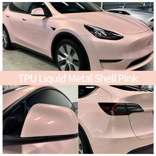 Wholesale TPU Liquid Metal Shell Pink PPF – Image 2