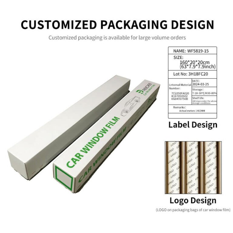 Ceramic window film packaging