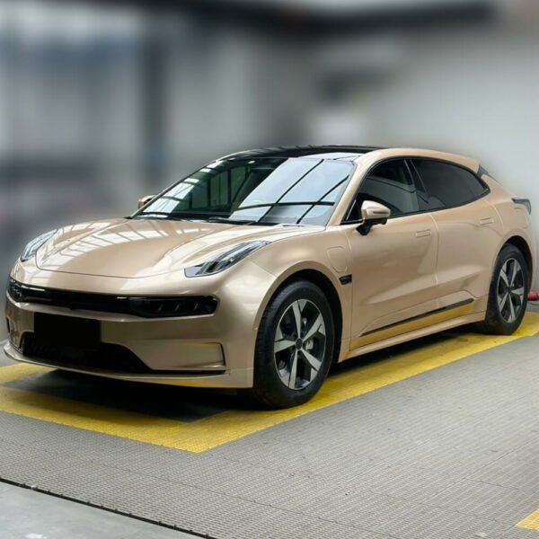 Premium PET Electro Metallic Champagne Gold Car Vinyl Wrap Roll