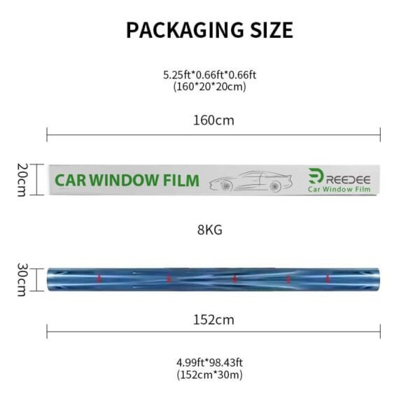 Ceramic Front Windshield Tint Roll 70%VLT - Image 4