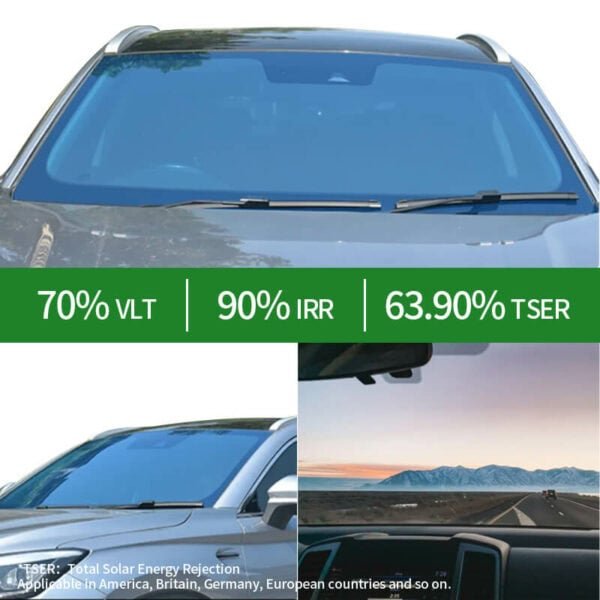 Ceramic Windshield Tint Roll 70%VLT - छवि 3