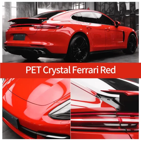 Ferrari Red Car Wrap Roll - Image 2