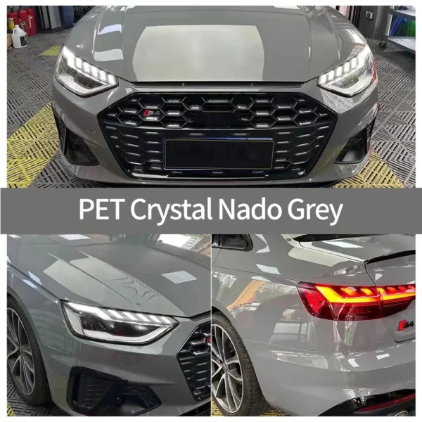 Deep Nardo Grey Car Wrap Roll - छवि 2