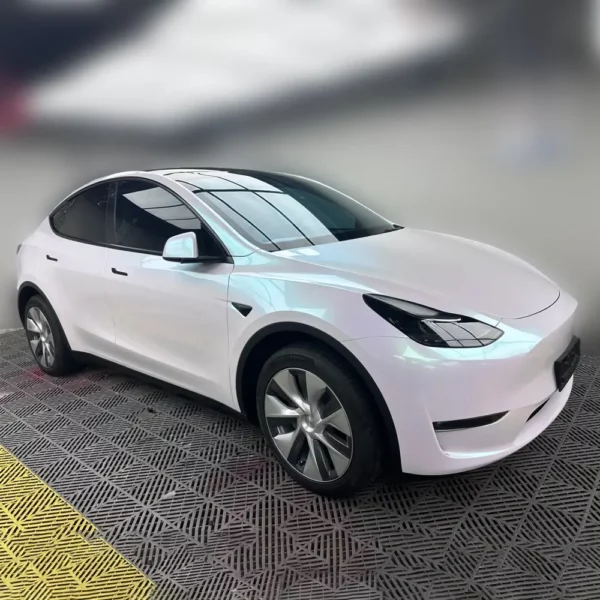 PET Glossy Dawn White Car Wrap Roll — изображение 2