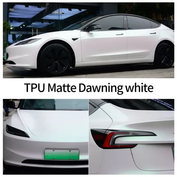 Matte Dawning White TPU PPF case