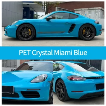 Caso Crystal Miami Blue para envelopamento de carro