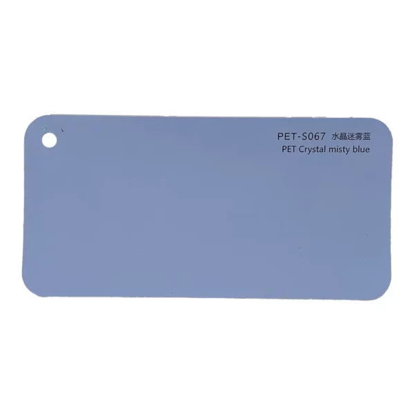 Crystal Misty Blue Car Wrap sample card