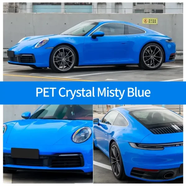 Crystal Sapphire Blue Car Wrap case