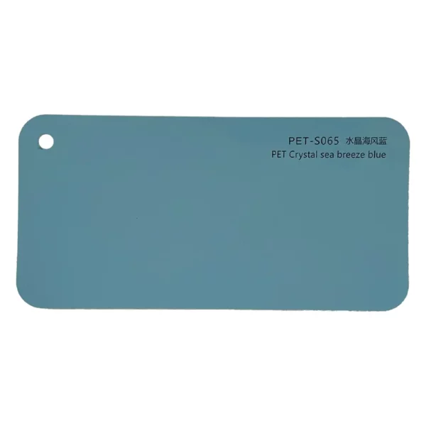 Crystal Sea Breeze Blue Car Wrap sample card