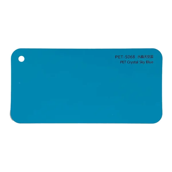 Crystal Sky Blue Car Wrap Musterkarte