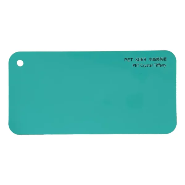 Crystal Tiffany Blue Car Wrap sample card