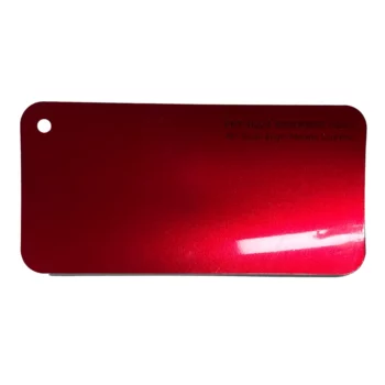Ultra Glossy Metallic Soul Red Car Wrap sample card