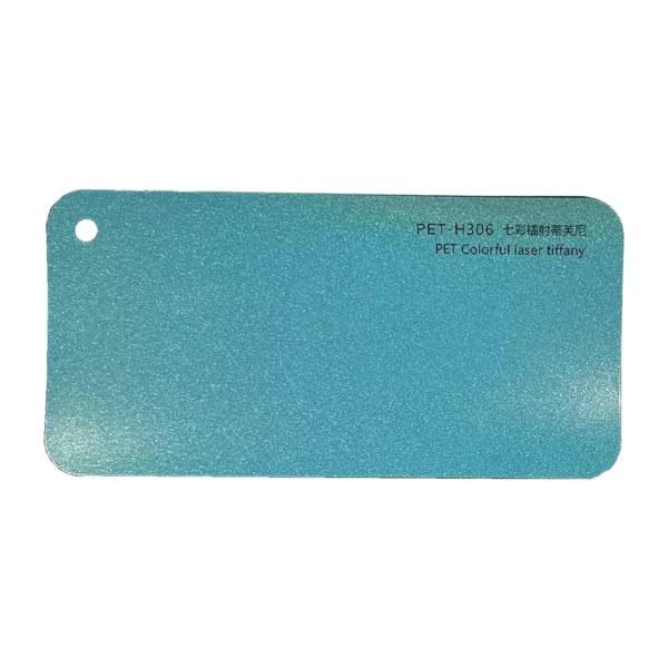 Rainbow Laser Tiffany Blue Car Wrap Musterkarte