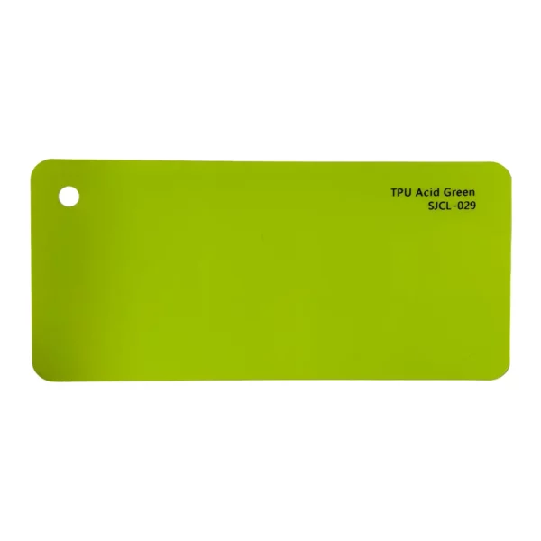 Acid Green TPU PPF sample card