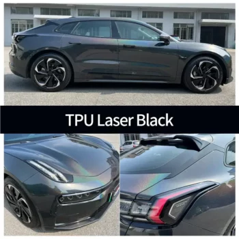 TPUレーザー光沢ブラックPPFケース