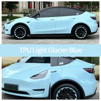 TPU Light Glacier Blue color PPF case