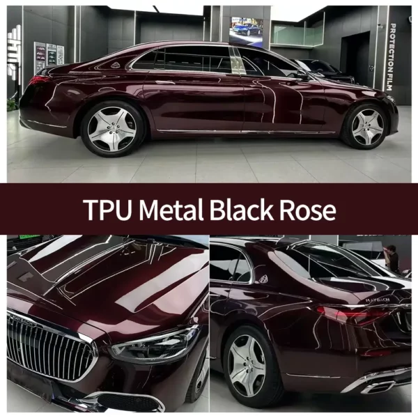 Metal Black Rose Color PPF case