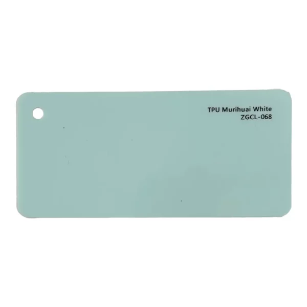 TPU Murihuai White color PPF sample card