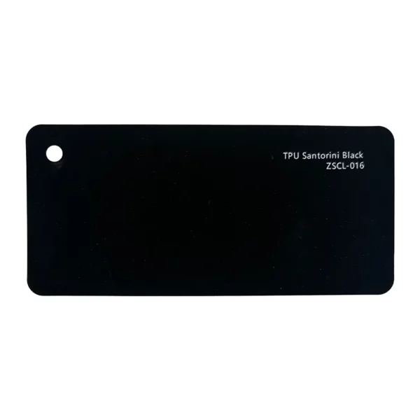 Santorini Black Color PPF Sample Card