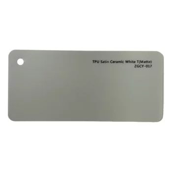 Образец карты Satin Ceramic White T TPU PPF