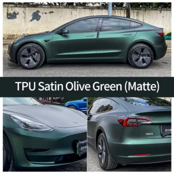 Satin Matte Olive Green PPF Case